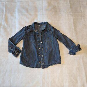 Crazy 8 Girl's Chambray Long Sleeve‎ Shirt